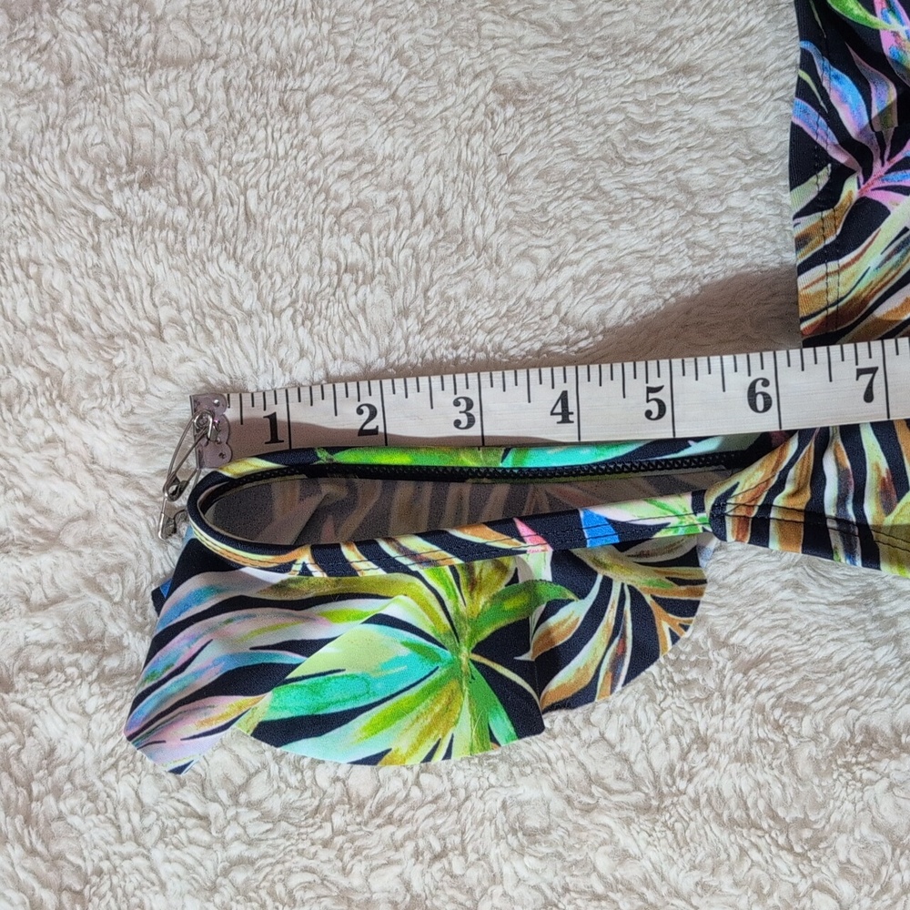 Ellen Tracy Tropical Palm Leaf One-piece Swimsuit Size 8 NWT - Picture 16 of 16
